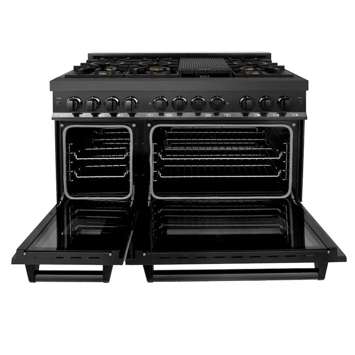 ZLINE 48" Bundled Stainless DualRange RangeHood Dishwasher 3KP-RABRH48-DW09K
