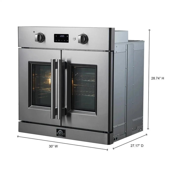 Forno Asti 30"French Door Electric Wall Oven,  FBOEL1333-30
