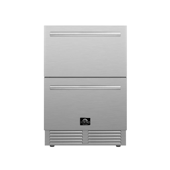 FORNO Como 24" Outdoor/Indoor Drawer Refrigerator FDROD1611-24S