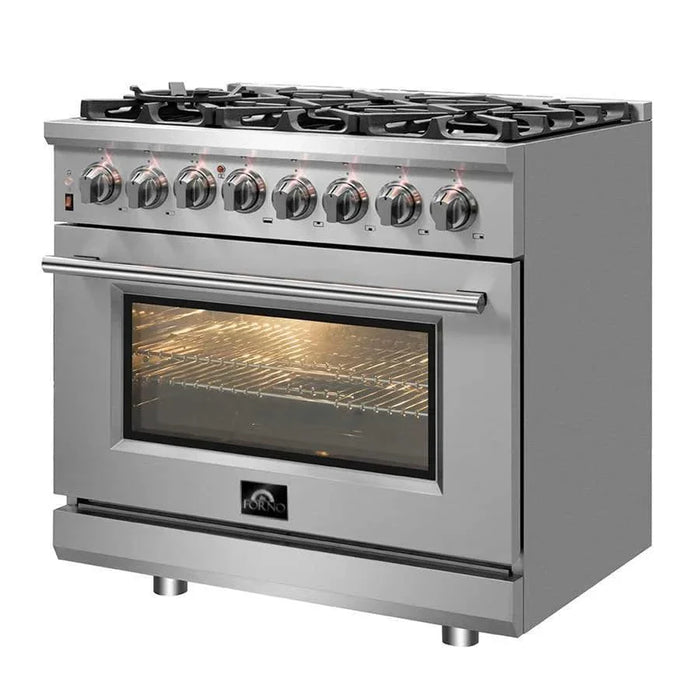 FORNO Massimo 36″ Dual Fuel Range FFSGS6125-36