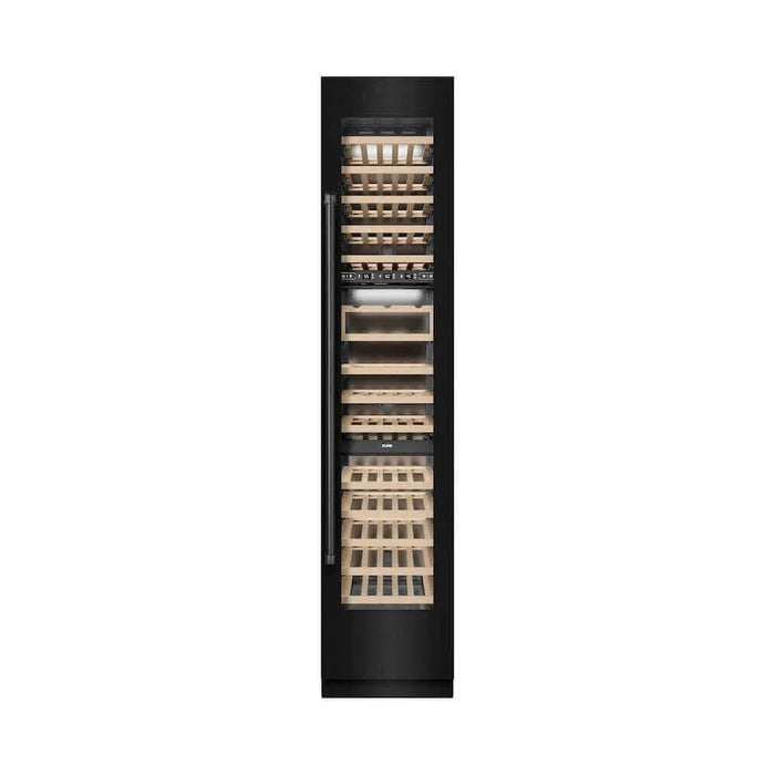 ZLINE 18"Triple Zone 68 Bottle Right Hinge Column Wine Cooler, Black Stainless Steel RCWVR-BS-18