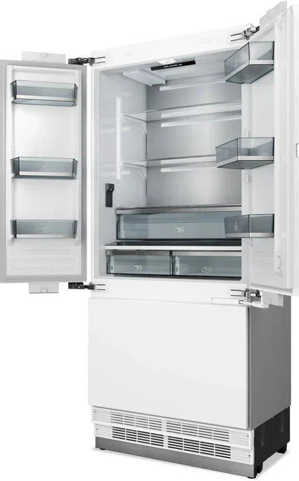 THOR 36" Panel Ready Built-In French Door Refrigerator, Interior Water Dispenser, Ice Maker, XRF3619BFP09K