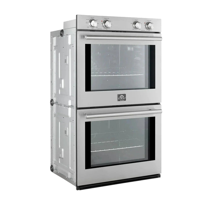 Forno Vomero 30-Inch Double Wall Oven in Stainless Steel, FBOEL1324-30