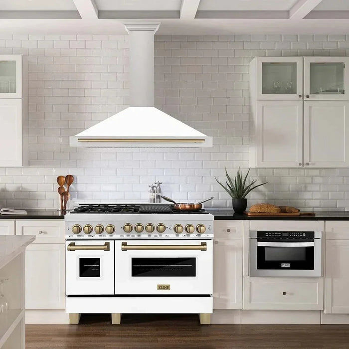 ZLINE 48" Autograph Stainless Wall Range Hood KB4STZ-WM48-G09K