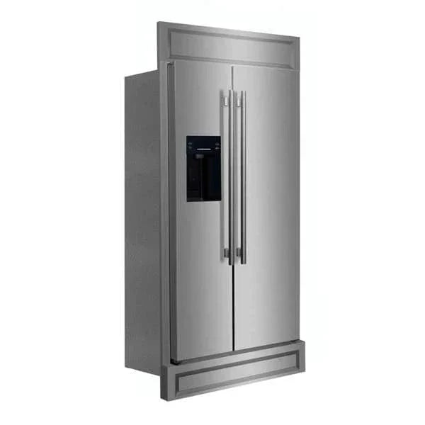 FORNO Salerno 40" Side-by-Side Built-In Refrigerator FFRBI1844-40MG