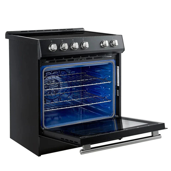 FORNO Espresso Leonardo 30" Induction Range FFSIN0982-30BLK