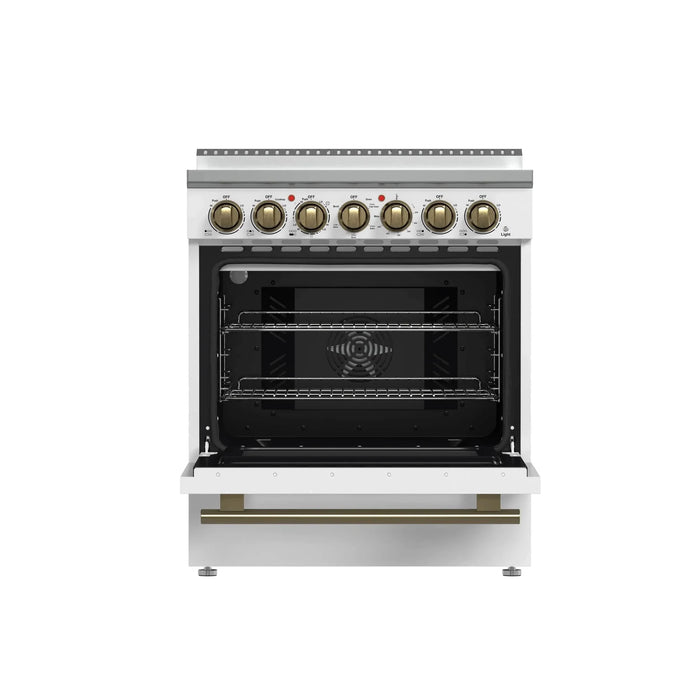 FORNO Paolo 30" Electric Range FFSEL6011-30WHT
