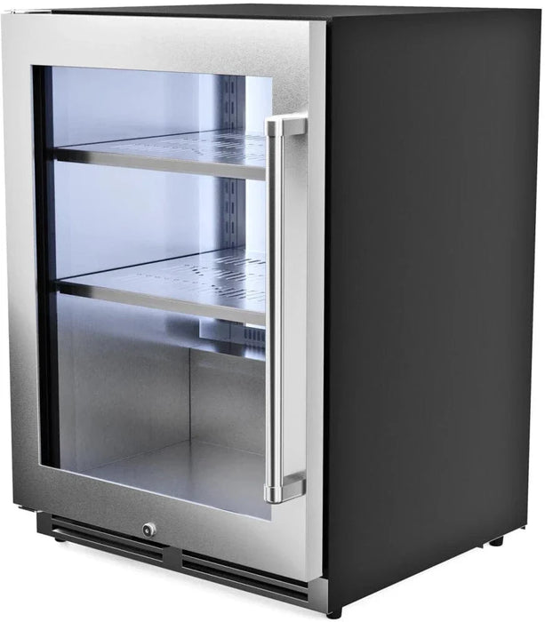 THOR 24" Freestanding/Built-In Undercounter Single Zone Beverage Center Left- Hinge TBR24U-LH