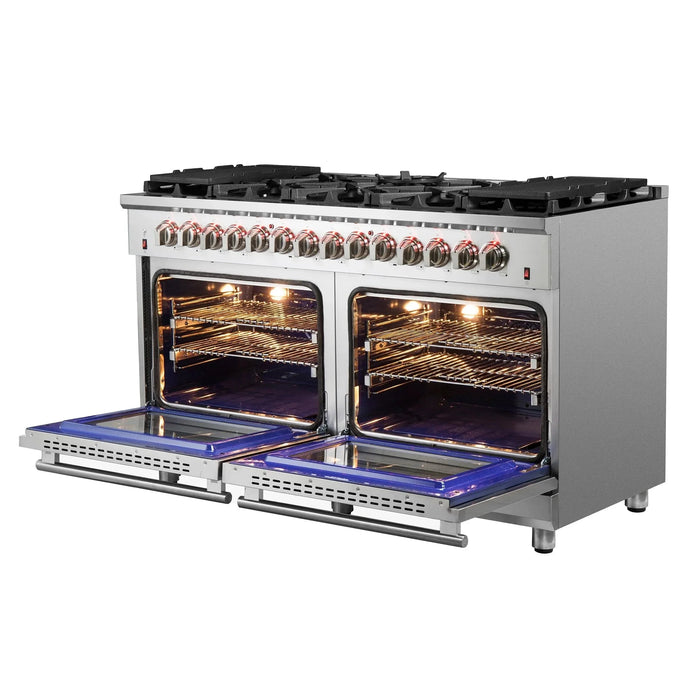 FORNO Massimo 60" Dual Fuel Range FFSGS6125-60