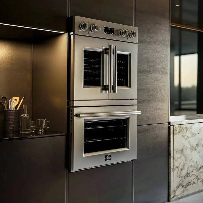 Forno Gallico 30" Electric French Door Double Oven, FBOEL1388-30