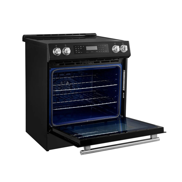 FORNO Espresso Donatello 30" Induction Range, FFSIN0905-30BLK