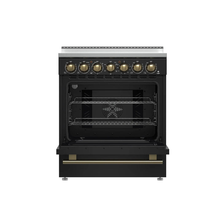 FORNO Paolo 30" Electric Range FFSEL6011-30BLK