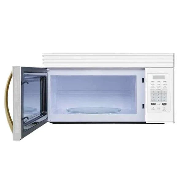Forno Scalo 30"Over the Range Microwave, White Stainless Steel, FOTR3007-30WHT