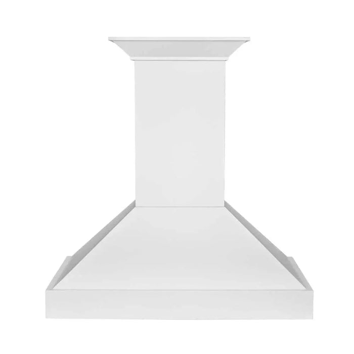ZLINE 30" Wooded Smooth Bright White Finish Wall Range Hood KBWW-3009K
