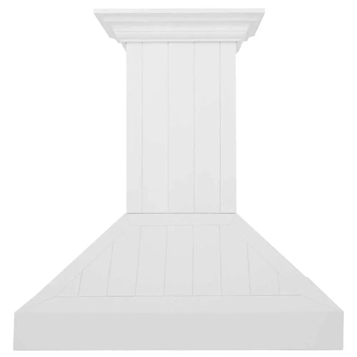 ZLINE 30" Wooded Shiplap Bright White Finish Wall Range Hood KPWW-3009K