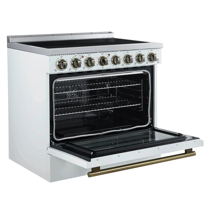 FORNO Paolo 36" Electric Range FFSEL6011-36WHT