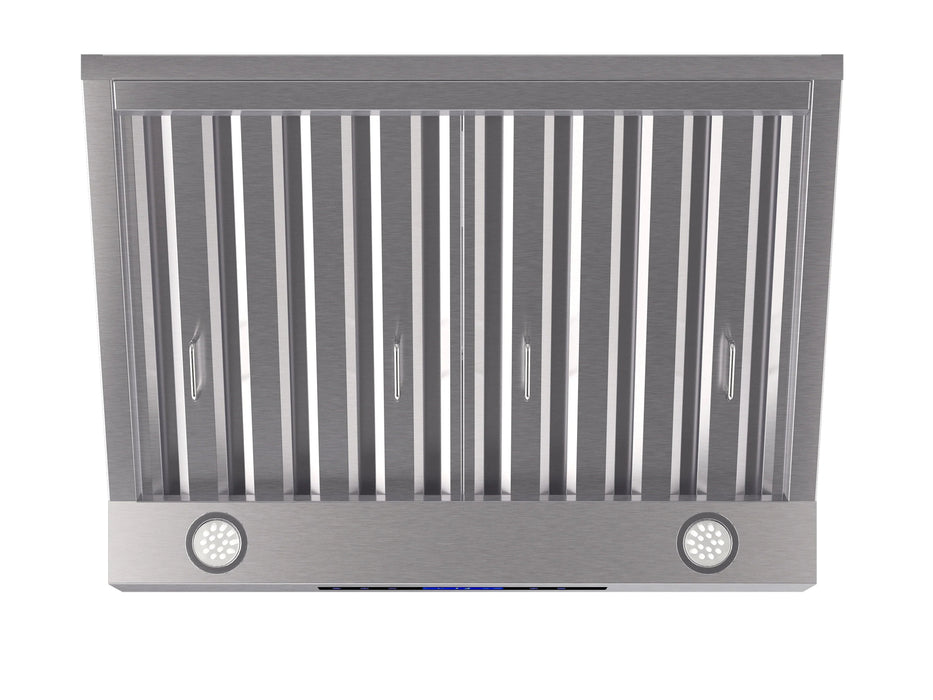 Forno 30'' 500 CFM Wall Mount Range Hood Stainless Steel, FRHWM5030-30