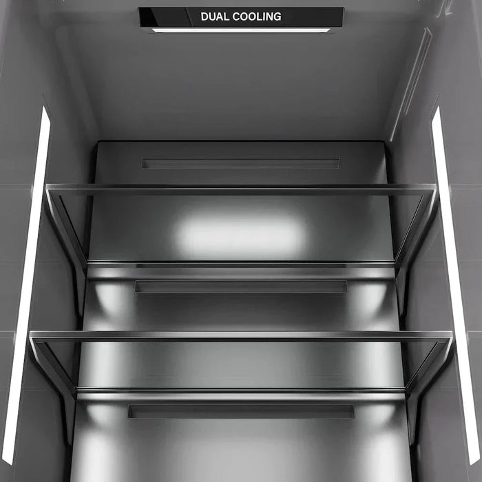 ZLINE 30" Column Refrigerator White Matte Stainless Steel, Graphite Gray Interior RCRV-WM-3009K