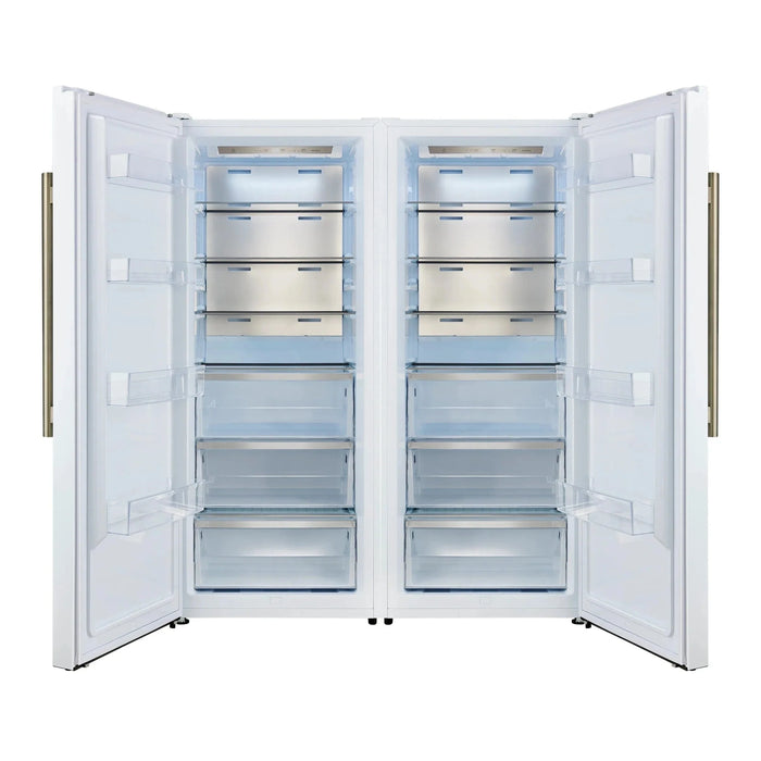 FORNO Maderno 60" Convertible Refrigerator FFFFD1722-60SG-WHT