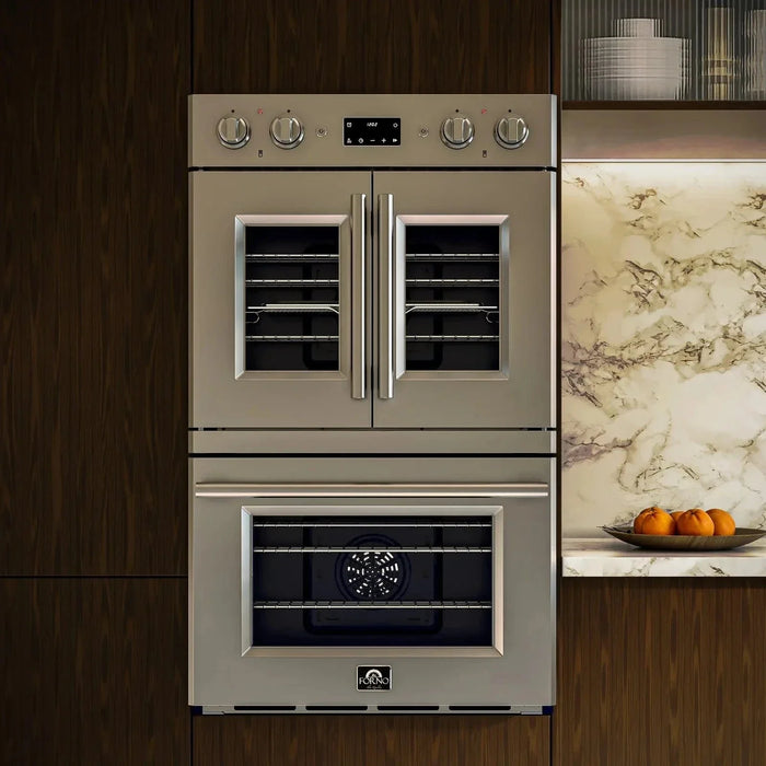 Forno Gallico 30" Electric French Door Double Oven, FBOEL1388-30