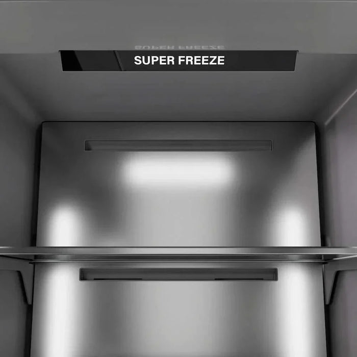 ZLINE 18" Left Hinge Column Freezer Black Stainless Steel, Graphite Gray Interior RCFVL-BS-1809K
