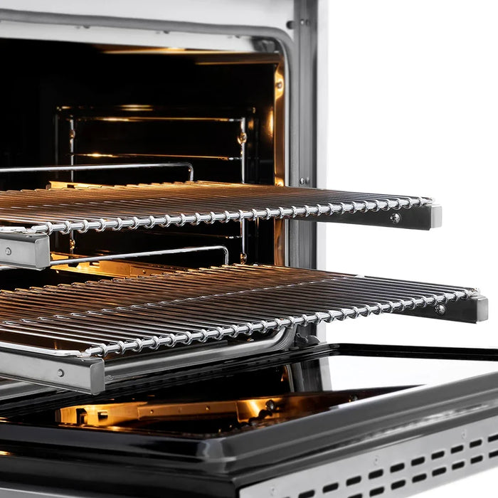 ZLINE 36" Paramount Dual Fuel Range DuoPro™ Cooktop, Electric Convection Oven PSDRS-WM-3609K