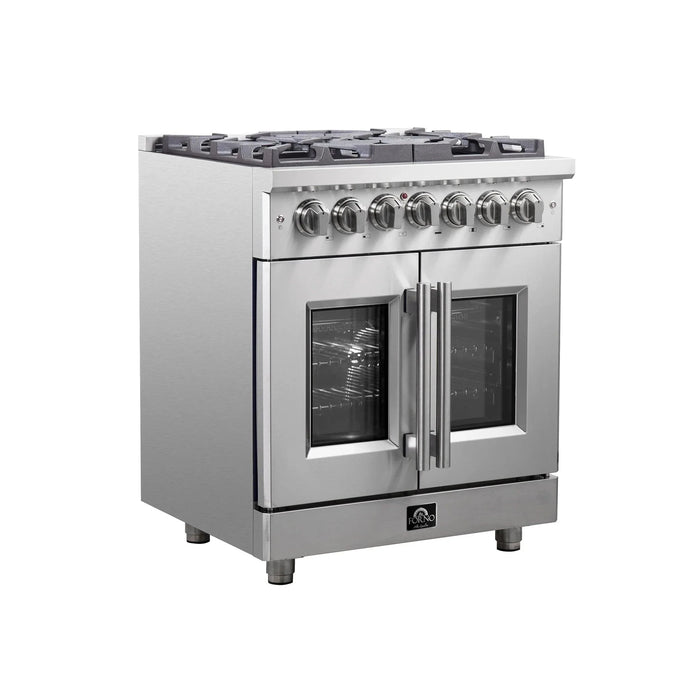 FORNO Massimo 30″ French Door Dual Fuel Range FFSGS6325-30