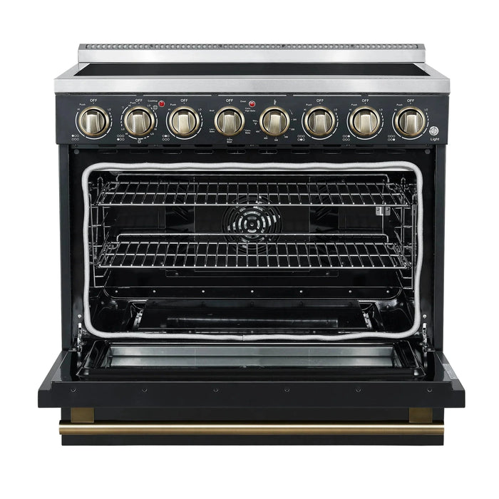 FORNO Paolo 36" Electric Range FFSEL6011-36BLK