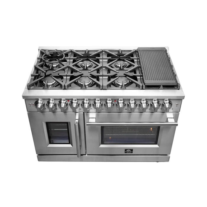 FORNO Massimo 48″ French Door Dual Fuel Range FFSGS6325-48