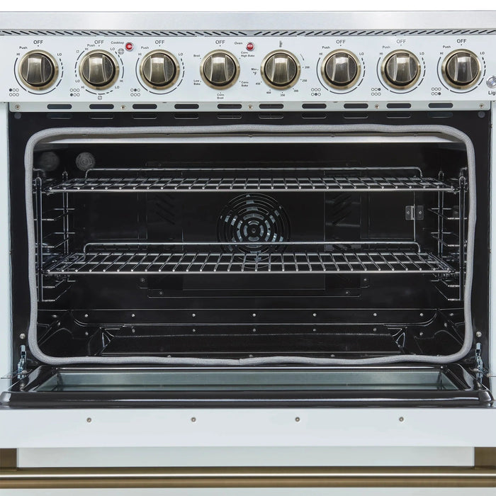 FORNO Paolo 36" Electric Range FFSEL6011-36WHT