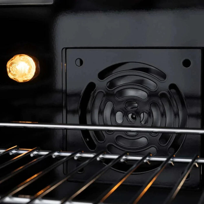 ZLINE 36" Select Dual Fuel Range Gas Cooktop Electric Convection Oven Black Stainless Steel Brass Burners HDRB-BR-3609K