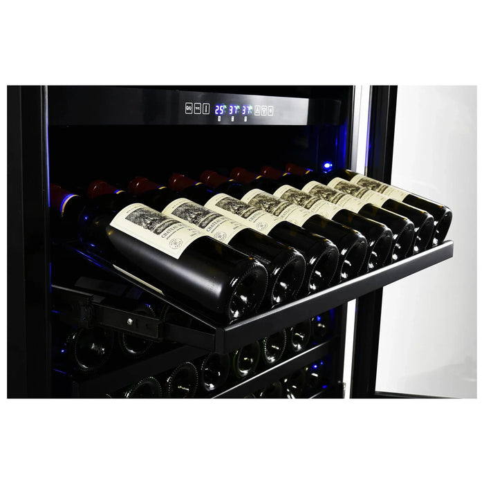 FORNO Capraia 30" 144 Bottle & 200 Can Triple Zone Wine Cooler FWCDR6661-30S