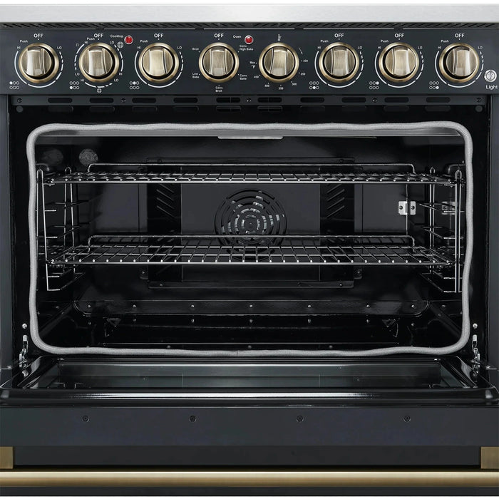 FORNO Paolo 36" Electric Range FFSEL6011-36BLK