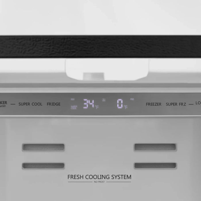 ZLINE Kitchen Package Refrigerator, Rangetop, Rangehood, Wall Oven, 4KPR-RTBRH36-AWS09K