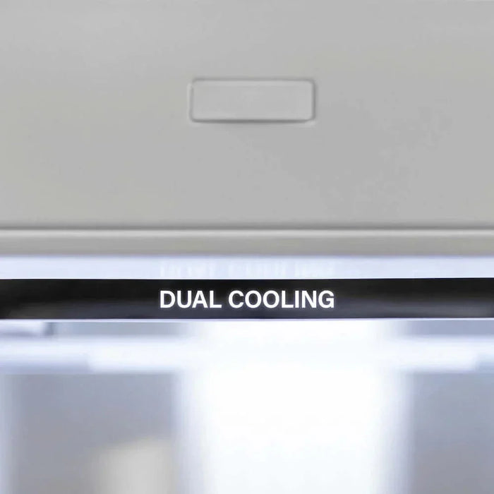 ZLINE 36" Built-In Bottom Freezer Refrigerator,Water Dispenser, Ice Maker, DuraSnow® Stainless Steel RBIT-SN-3609K