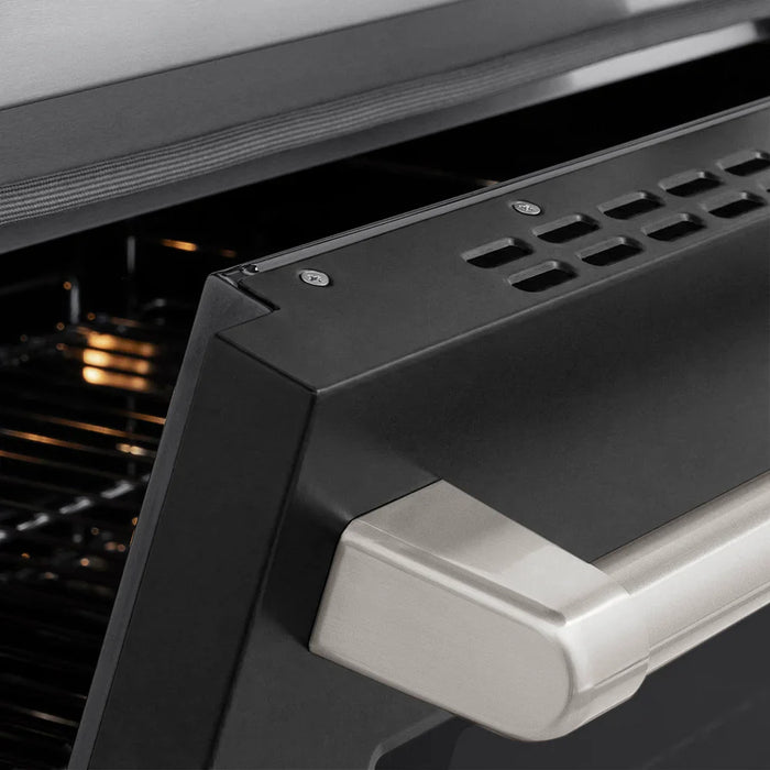 ZLINE Paramount Induction Range, Cooktop, Electric Convection Oven SINR-BLM