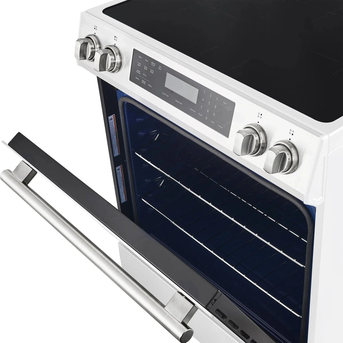 FORNO Espresso Donatello 30" Induction Range, FFSIN0905-30WHT