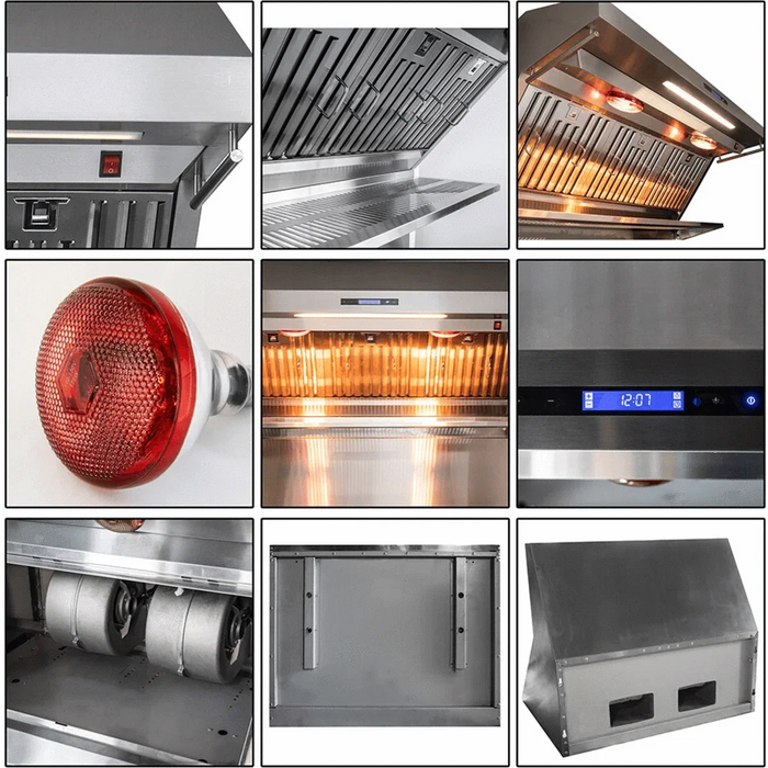 Forno Savona - 36" Wall Mount Range Hood & Back Splash FRHWM5029-36