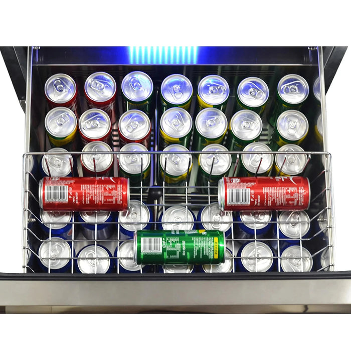 FORNO Azienda 24" 108 Bottle Triple Zone Wine Cooler FWCDR6628-24S