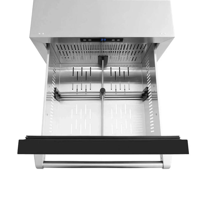 ZLINE 24" Touchstone 168 Can Outdoor-Rated Dual Refrigerator Drawer