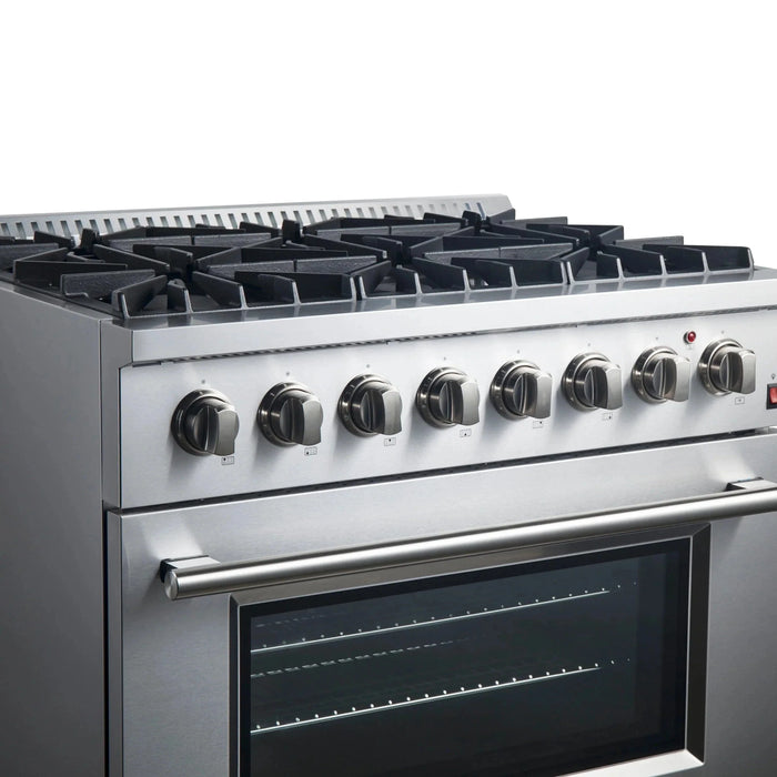 FORNO Marco 36" Dual Fuel Range FFSGS6197-36