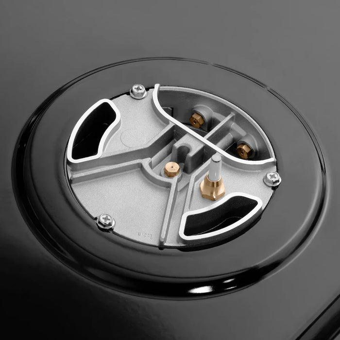 ZLINE Autograph Edition 36" Paramount Dual Fuel Range, DuoPro™ Cooktop, Electric Convection Oven, Black Stainless Steel, Helix Handle PSDRBZ-36-KCB