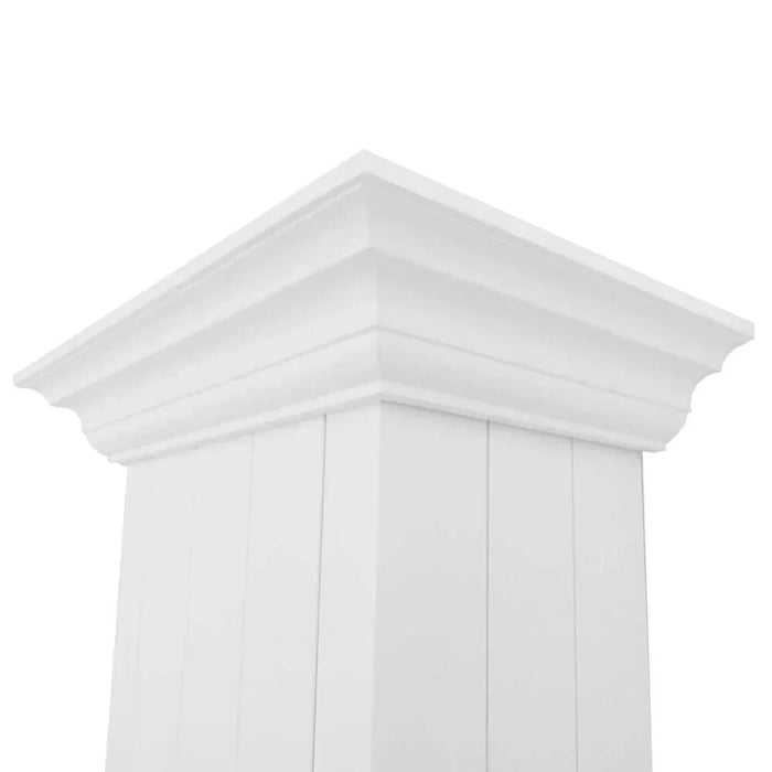 ZLINE 30" Wooded Shiplap Bright White Finish Wall Range Hood KPWW-3009K