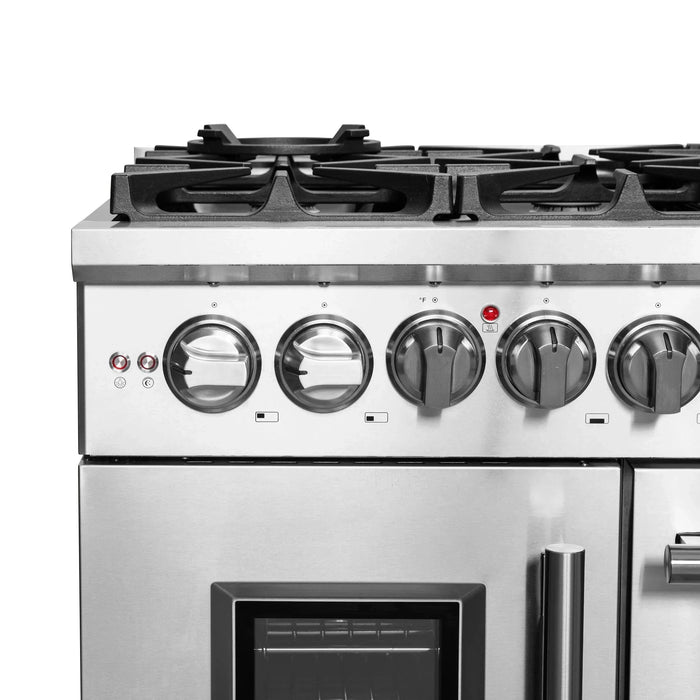 FORNO Massimo 48″ French Door Dual Fuel Range FFSGS6325-48