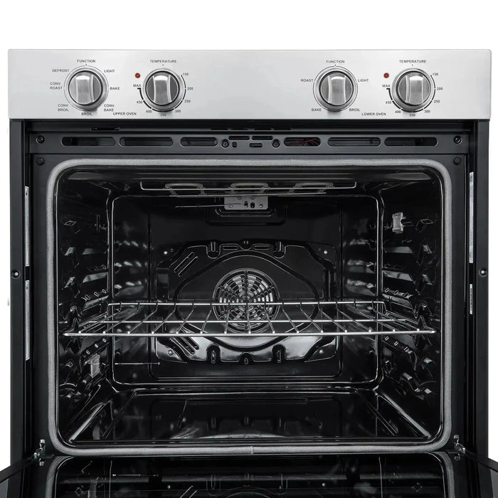 Forno Vomero 30-Inch Double Wall Oven in Stainless Steel, FBOEL1324-30