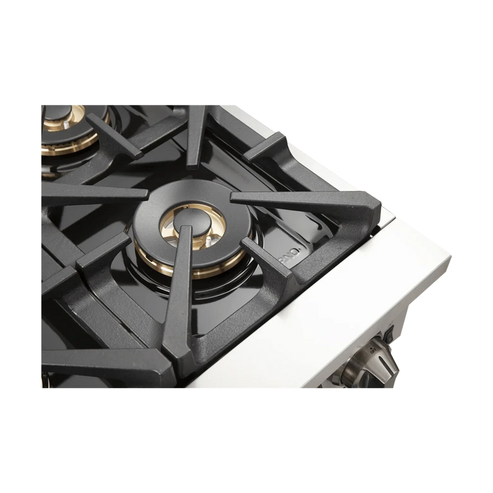 FORNO Capriasca 36" Gas on Gas Range FFSGS6260-36BLK