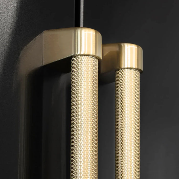 ZLINE Autograph Edition 36" Standard-Depth French Door External Water Dispenser Refrigerator, Dual Ice Maker, Fingerprint-Resistant Black Stainless Steel, Helix Handles RSMZ-W36-BS-KCB