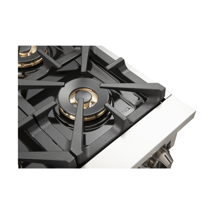 FORNO Capriasca 30" Gas on Gas Range FFSGS6260-30WHT