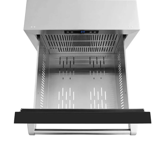 ZLINE 24" Touchstone 168 Can Outdoor-Rated Dual Refrigerator Drawer