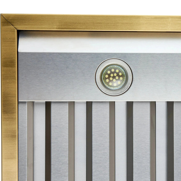 FORNO Vittorio 36" Wall Mount Range Hood FRHWM5078-36WHT